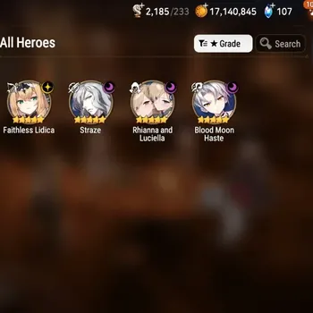 Epic Seven Accounts High-End Global UnVerif|Mor 22|4 ML(Rhianna N Luciella,Straze,Blood