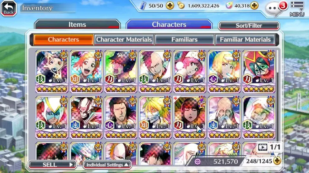 Bleach: Brave Souls Accounts High-End [GLOBAL]40K Orb|Ichigo DreamTeam,Swimsut26 Gisele,Orihime,SwimSut25 liltoto,SantaSoc 12