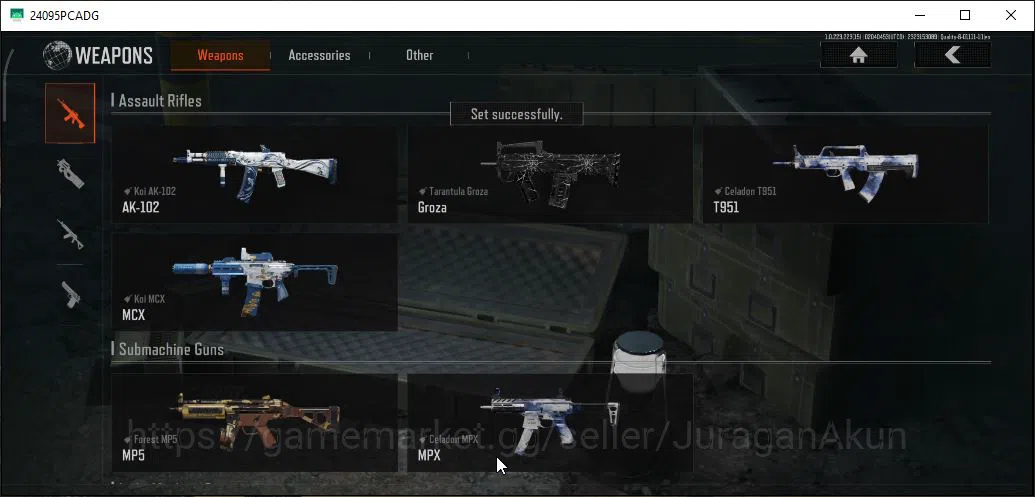 Arena Breakout Accounts Mid-Tier [MOBILE] Lv30|SV 15M|CV 11M| AK 102 Koi,MCX Koi,MP5 Forest,Etc|Gear Skin|CN 4