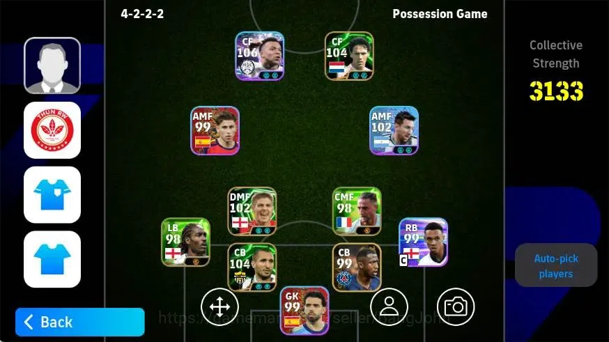 eFootball Accounts Legends & Iconic Players Mobile|PW 3133|Kylian Mbappe ShowT,Marco Van Basten Epic,Giorgio Chlellini 1