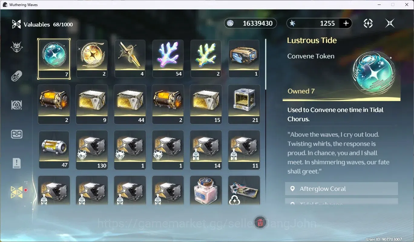 Wuthering Waves Accounts SEA|UL 51|Rank6|2 Char Limited [CartethiaRC6]+Sign image 17