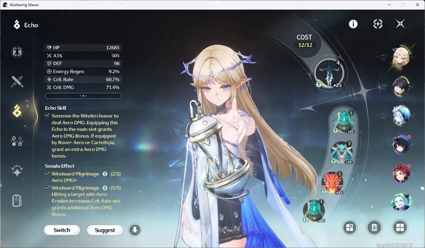 Wuthering Waves Accounts SEA|UL 51|Rank6|2 Char Limited [CartethiaRC6]+Sign image 5