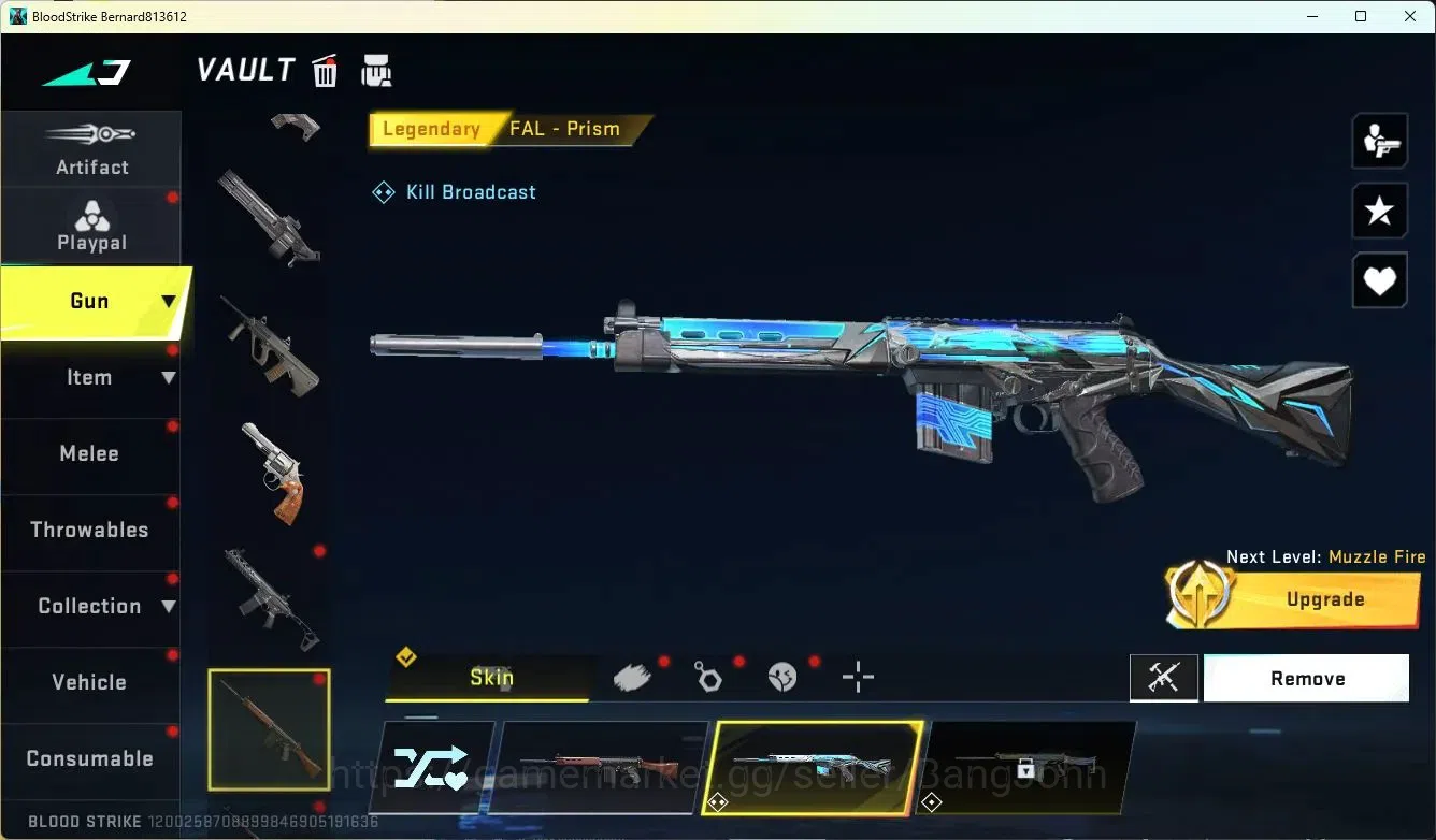 Blood Strike Accounts ASIA | Ultra ETHAN | TR Parachute | 1 Ultra Gun | image 5