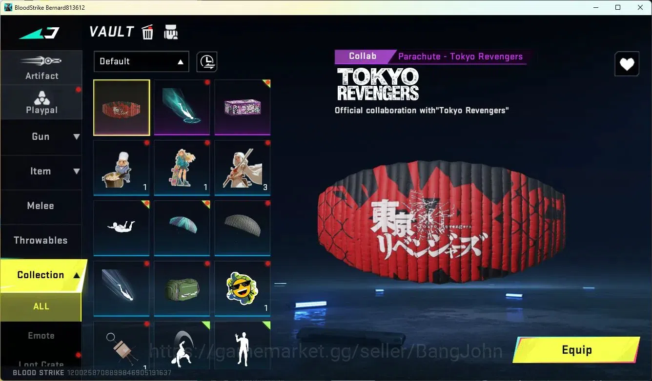 Blood Strike Accounts ASIA | Ultra ETHAN | TR Parachute | 1 Ultra Gun | image 8