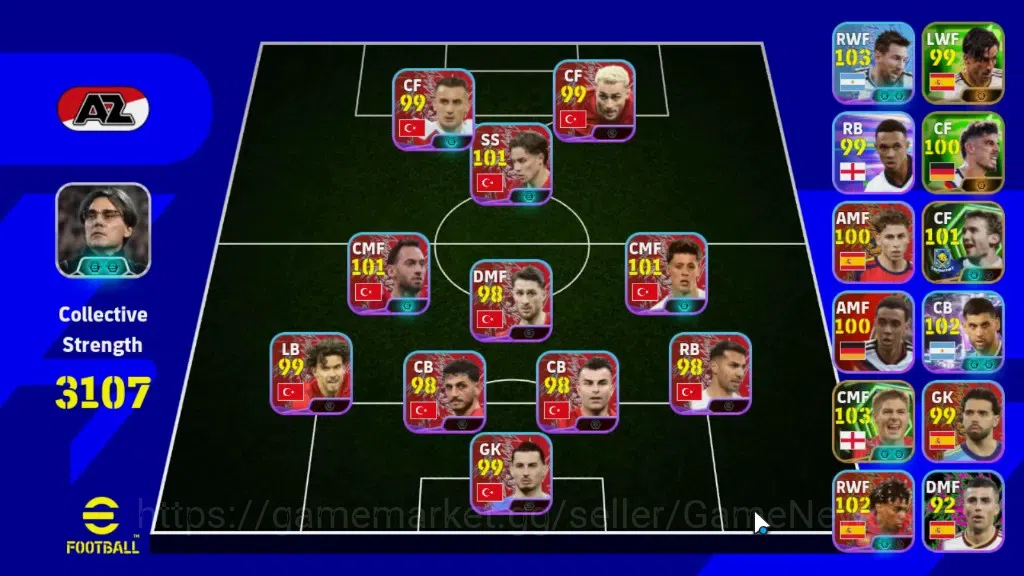 eFootball Accounts Legends & Iconic Players Android|800 Coin|National Team Pack Turkiye 2026|Epic Steven Gerrard,Andriy 1