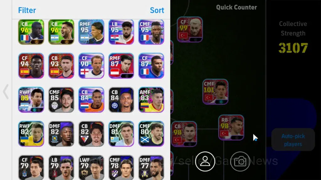 Buy eFootball Accounts - Android | 800 Coin | National Team