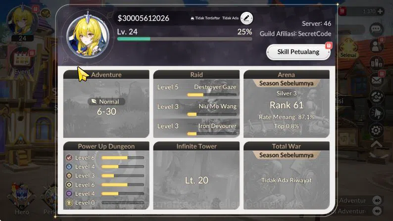 Seven Knights Re:Birth Accounts [Re:BIRTH] Global3000xxx|8 Legendary|5 SPECIAL|Teo image 8