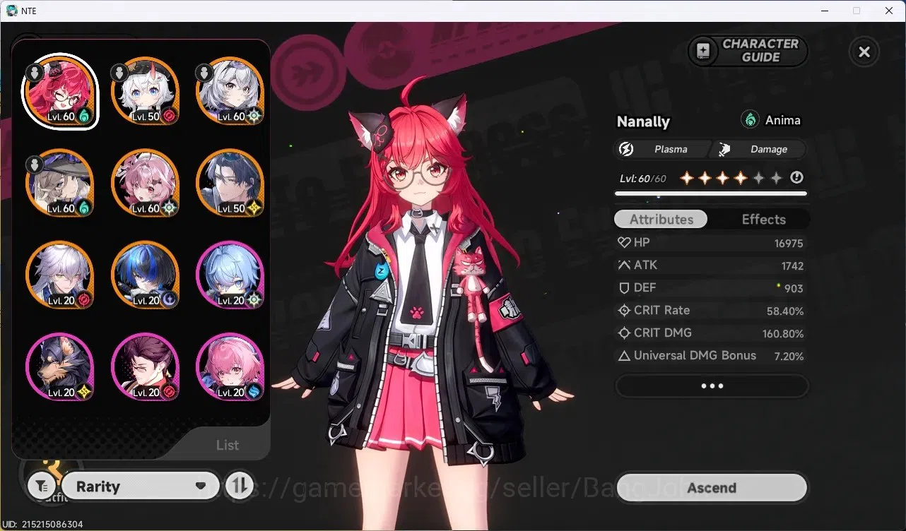 Neverness to Everness Accounts EU|Lv.40|7 S-Class/2 Limit [Chaos Awaken 2,Nanally image 2
