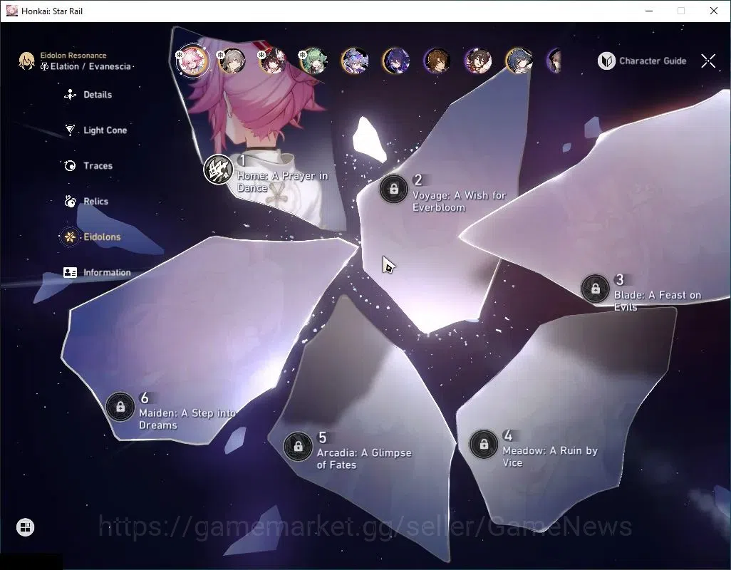 Honkai Star Rail Accounts Asia|TL 61|5 Limited|[Evanescia E1]+Sign,Sparkle,H image 5