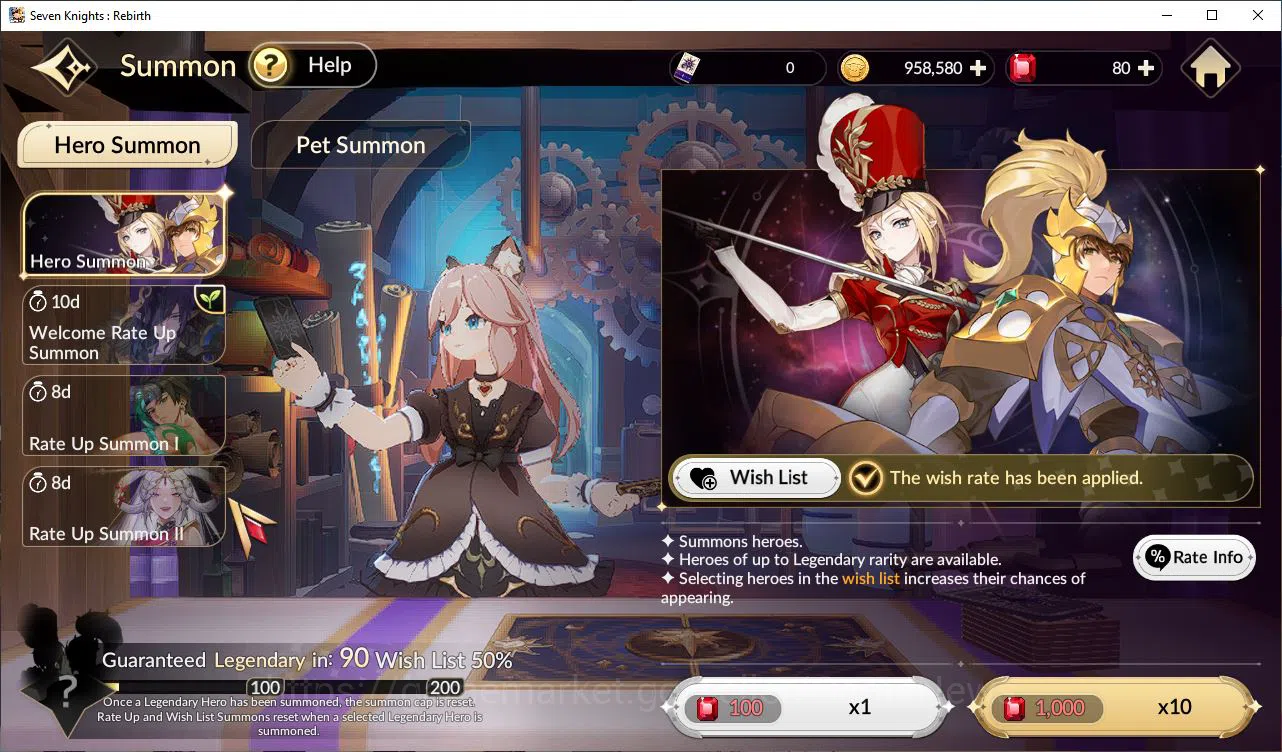 Seven Knights Re:Birth Accounts [Re:BIRTH] | Global |10 Legendary (TeoTc2,MihoB6,D image 3