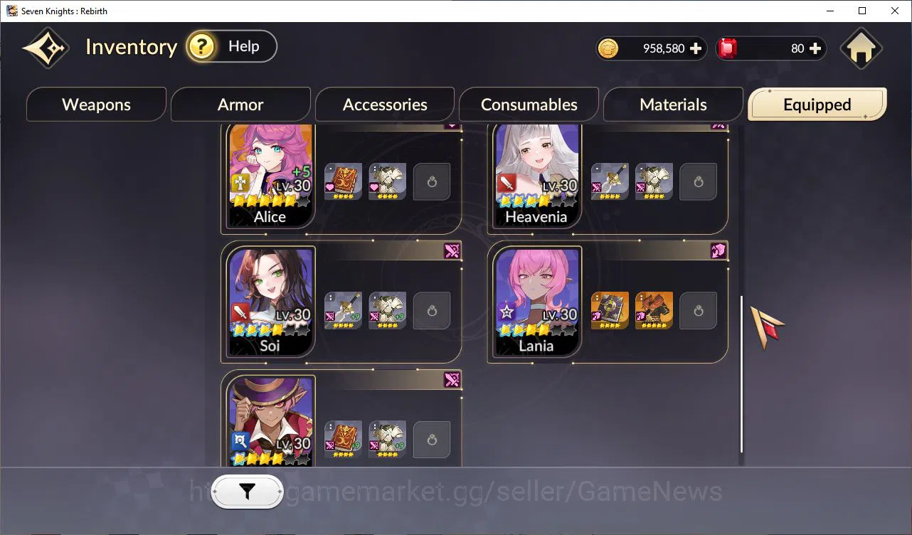 Seven Knights Re:Birth Accounts [Re:BIRTH] | Global |10 Legendary (TeoTc2,MihoB6,D image 5