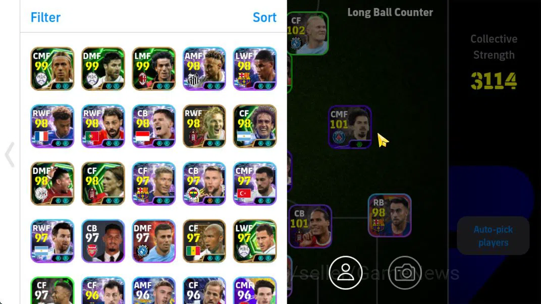 eFootball Accounts Mobile|Xabi Alonsom,Donadoni,Blitz Curler(Neymar J image 3