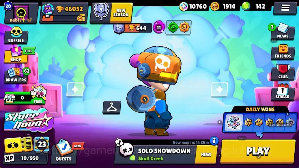 Brawl Stars Accounts Trophy 46052|99 Brawlers|28 Max(Colt,Bull,Etc)|20 Prestige|5 Hypercharge,5 Legendary,6 Mythic,85 Epic 1