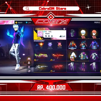 Free Fire Accounts Akun Free Fire Vault 365 - Evo 8 Max 1 - Legend Bundle - Gintama - Angel - Yuji - Sg Meteor