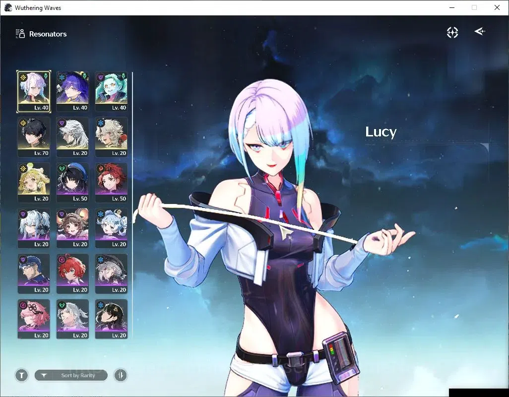 Wuthering Waves Accounts Others NA |UL 49|3 Limited| Lucy RC 6 + Sign, Lucilla, Rebecca + Sign |DB Lvl 30|Male MC|Log 2