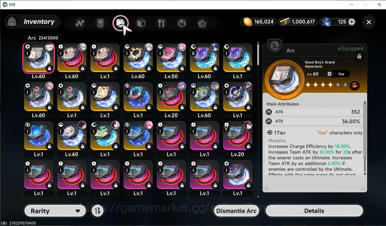 Neverness to Everness Accounts GLOBAL SEA|HL 46|TL 31|8 SSR 2 Limit[Lacrimosa,Hot image 13