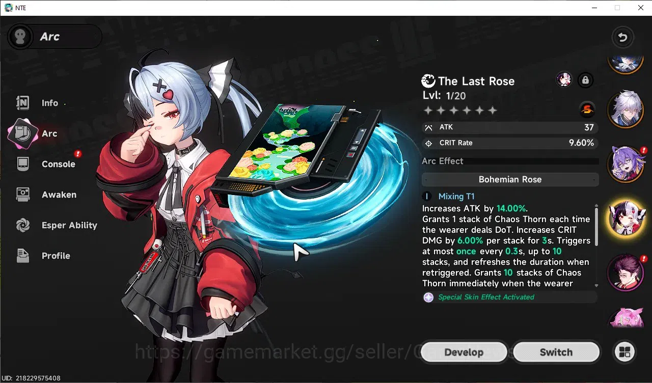 Neverness to Everness Accounts GLOBAL SEA|HL 46|TL 31|8 SSR 2 Limit[Lacrimosa,Hot image 4