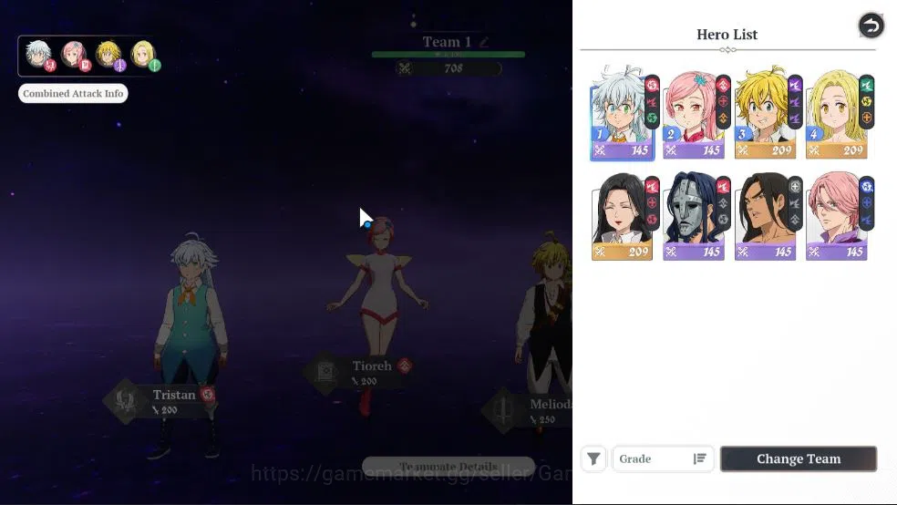 The Seven Deadly Sins: Origin Accounts EUROPE | Fresh Starter Lvl 2 |3 SSR| Meliodas, Ela image 1