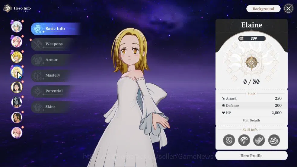 The Seven Deadly Sins: Origin Accounts EUROPE | Fresh Starter Lvl 2 |3 SSR| Meliodas, Ela image 3