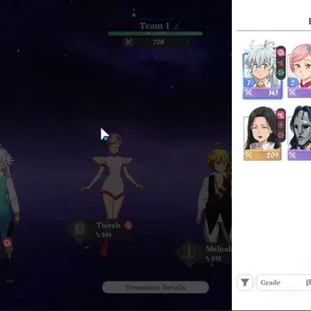 The Seven Deadly Sins: Origin Accounts EUROPE | Fresh Starter Lvl 2 |3 SSR| Meliodas, Elaine, Guila +SSR Selector & 5 SR
