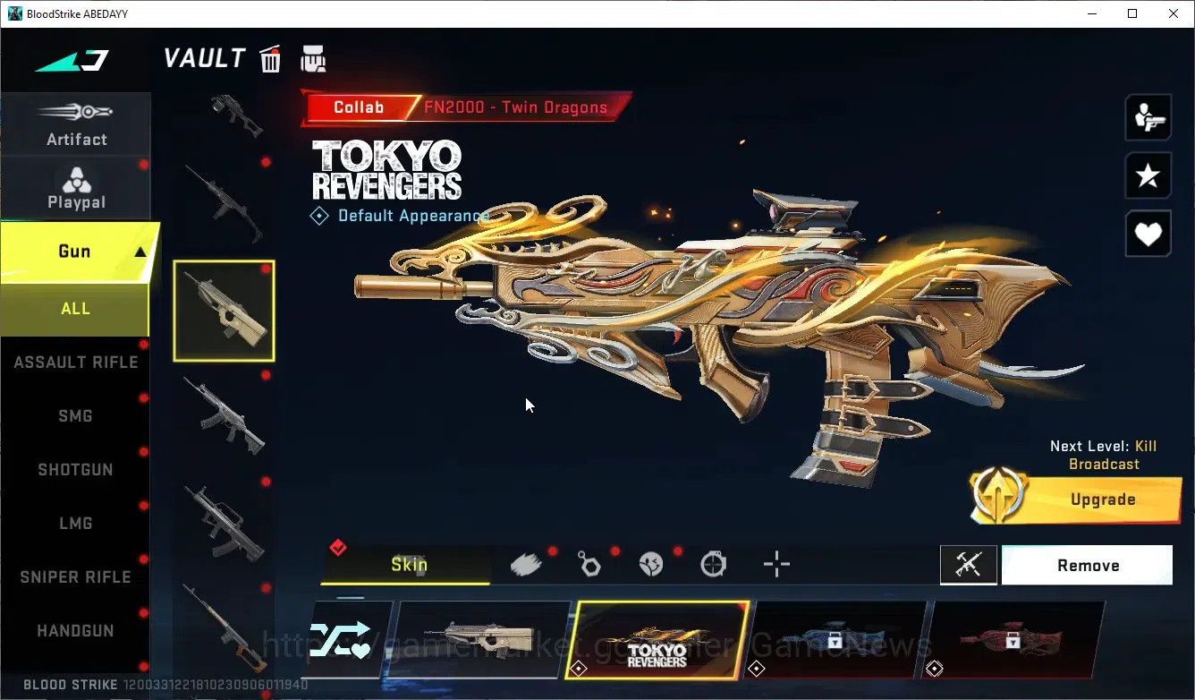 Blood Strike Accounts ASIA|Eternal DEagle-Scorpius|Collab TR(FN2000,Take image 10
