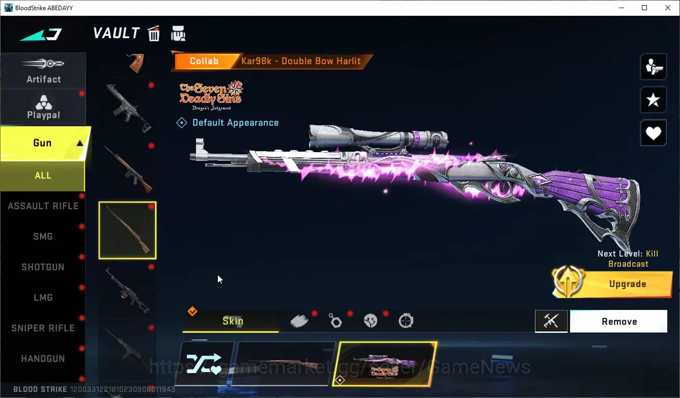 Blood Strike Accounts ASIA|Eternal DEagle-Scorpius|Collab TR(FN2000,Take image 14