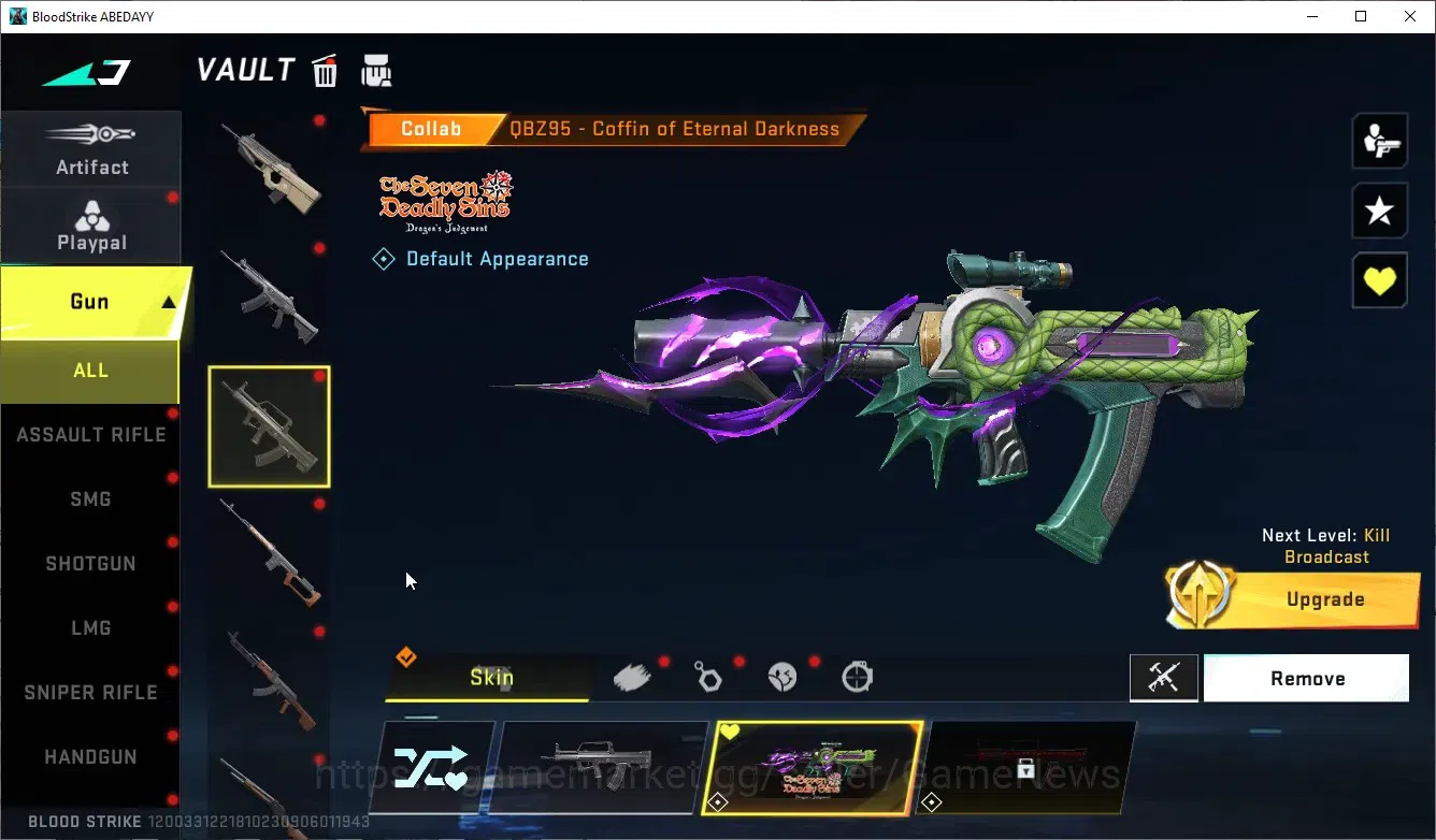 Blood Strike Accounts ASIA|Eternal DEagle-Scorpius|Collab TR(FN2000,Take image 15