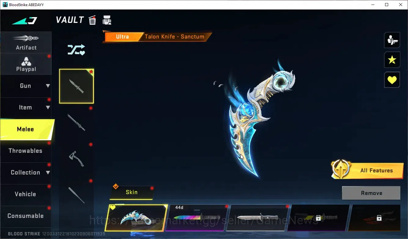 Blood Strike Accounts ASIA|Eternal DEagle-Scorpius|Collab TR(FN2000,Take image 8