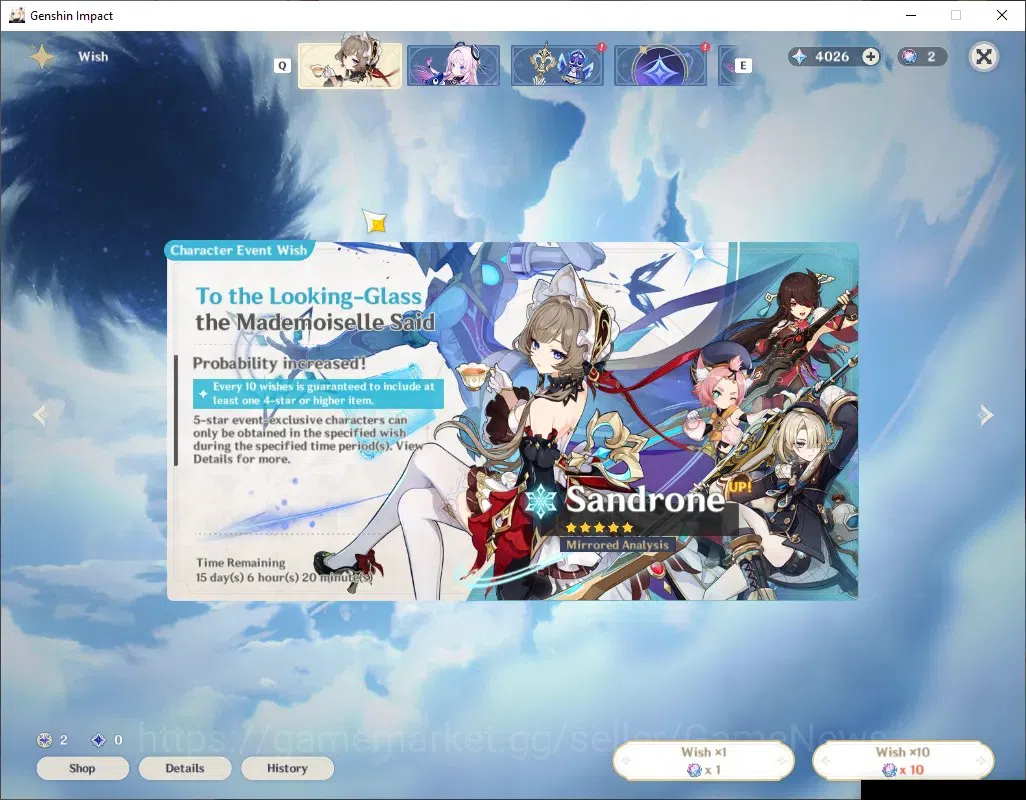Genshin Impact Accounts ASIA|AR 23|1 Limited+(Nicole),1 Standart(Diluc)|Al image 10