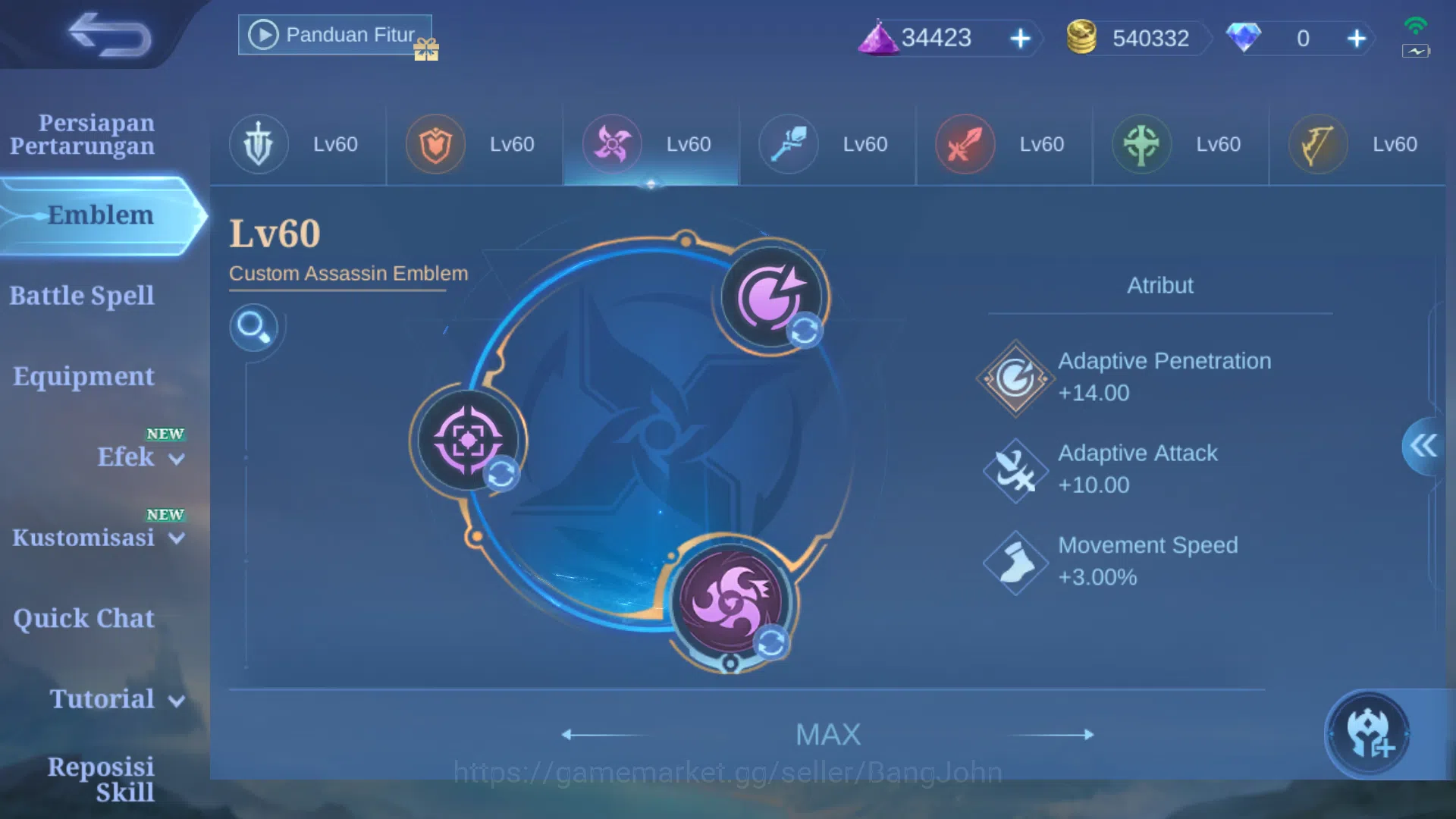 Mobile Legends: Bang Bang Accounts Hero 131 | Skin 299 | Legend Franco | Transformers image 12