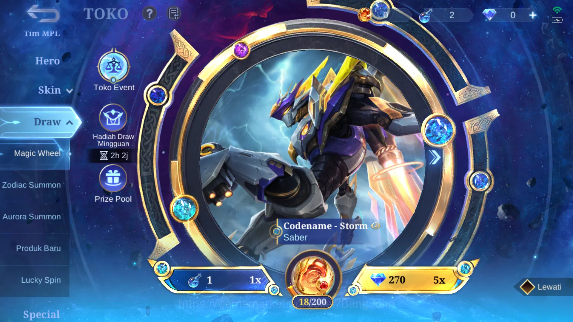 Mobile Legends: Bang Bang Accounts Hero 131 | Skin 299 | Legend Franco | Transformers image 18