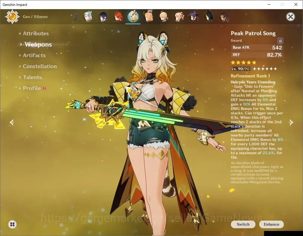 Genshin Impact Accounts ASIA|AR 58|Prem team Flins|12 Limited + 7 (*5Wep)| image 16