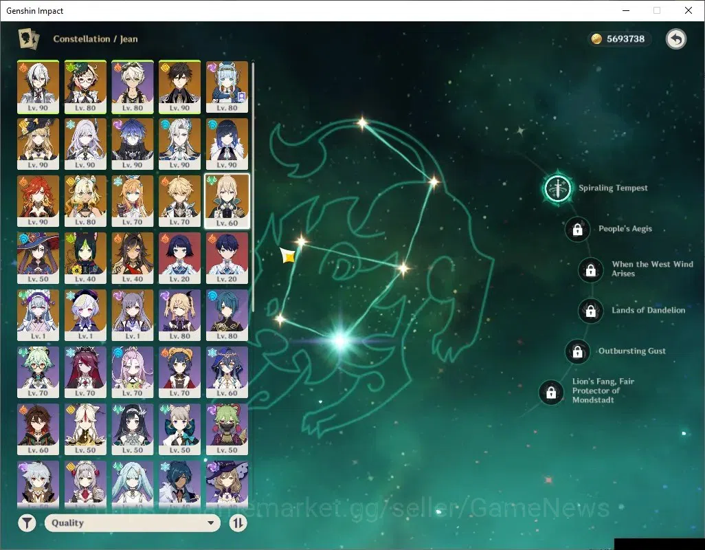 Genshin Impact Accounts ASIA|AR 58|Prem team Flins|12 Limited + 7 (*5Wep)| image 18