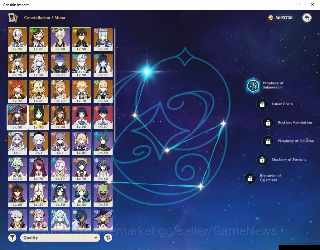 Genshin Impact Accounts ASIA|AR 58|Prem team Flins|12 Limited + 7 (*5Wep)| image 19