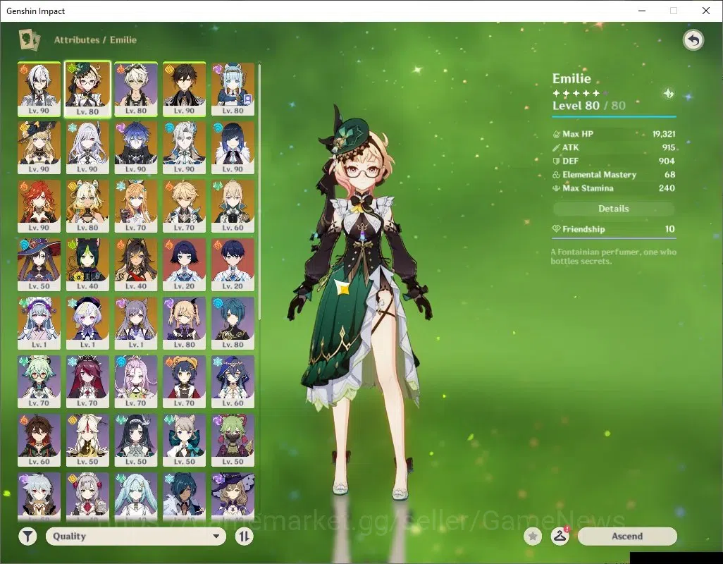 Genshin Impact Accounts ASIA|AR 58|Prem team Flins|12 Limited + 7 (*5Wep)| image 4