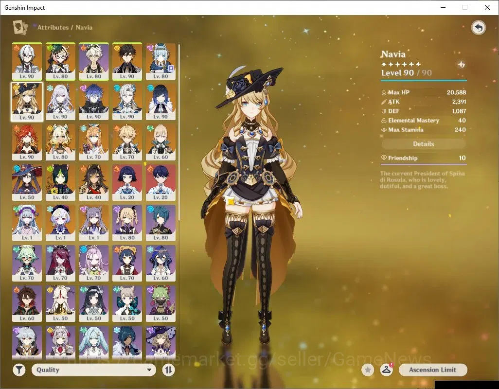 Genshin Impact Accounts ASIA|AR 58|Prem team Flins|12 Limited + 7 (*5Wep)| image 7