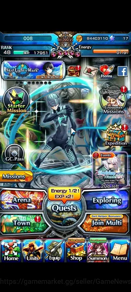 Grand Summoners Accounts Global|Rank 48|18 Ascend+2 TW|(Houka Inumuta,Touma image 1