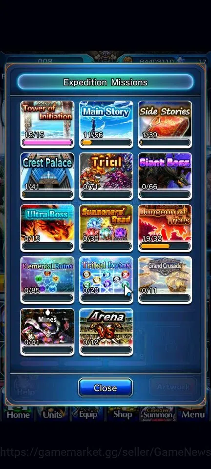 Grand Summoners Accounts Global|Rank 48|18 Ascend+2 TW|(Houka Inumuta,Touma image 16