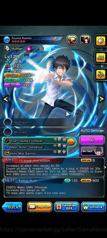 Grand Summoners Accounts Global|Rank 48|18 Ascend+2 TW|(Houka Inumuta,Touma image 8