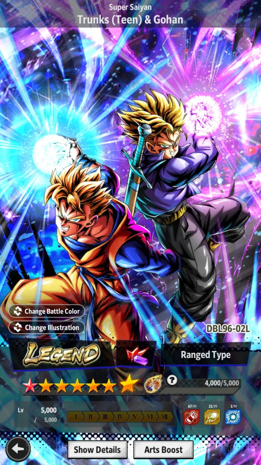 Dragon Ball Legends Accounts High-End Android|Lvl 149|40.9M Total Power|10 CC|1 LR|1 UL|LR Trunks (Teen) & Gohan,UL Super 1