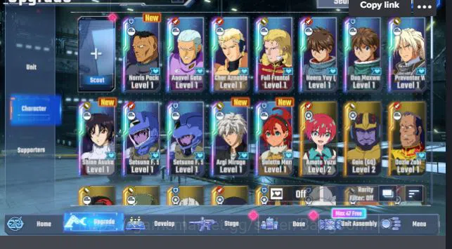 SD Gundam G Generation ETERNAL Accounts Global Rank Lv1 FreshStory 24k Diamond | 12 URGundam MLB 00RaiseFB, LB2 7