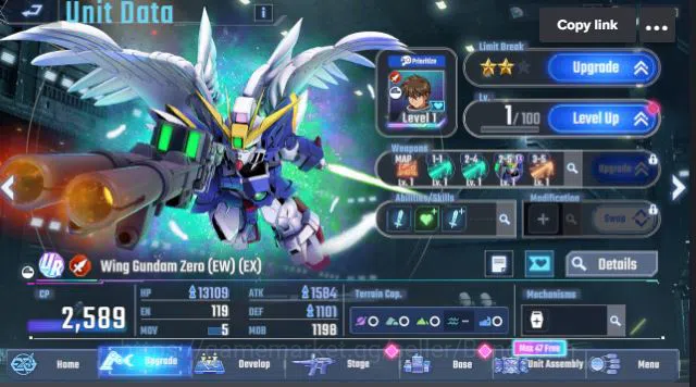 SD Gundam G Generation ETERNAL Accounts Global Rank Lv1 FreshStory 24k Diamond | 12 URGundam MLB 00RaiseFB, LB2 8