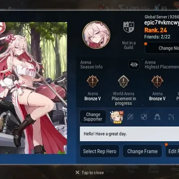 Epic Seven Accounts Starter Global Unverif |Starter|5 ML[Renoa,LR Karu,E ilynav,B Arunka,J Kise]|PoH ON|Stigma 7K|SS 85|Log