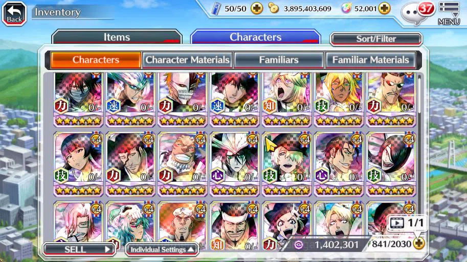 Bleach: Brave Souls Accounts [GLOBAL]52K Orb|Rukia 10th Anniv,TYBW26(Ikkaku,Shu image 7
