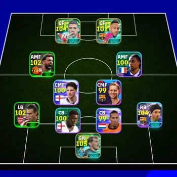 eFootball Accounts Legends & Iconic Players Android|PW 3142|Jules Kounde Show T,Luis Suarez Epic,Daniele Massaro Epic,Iker