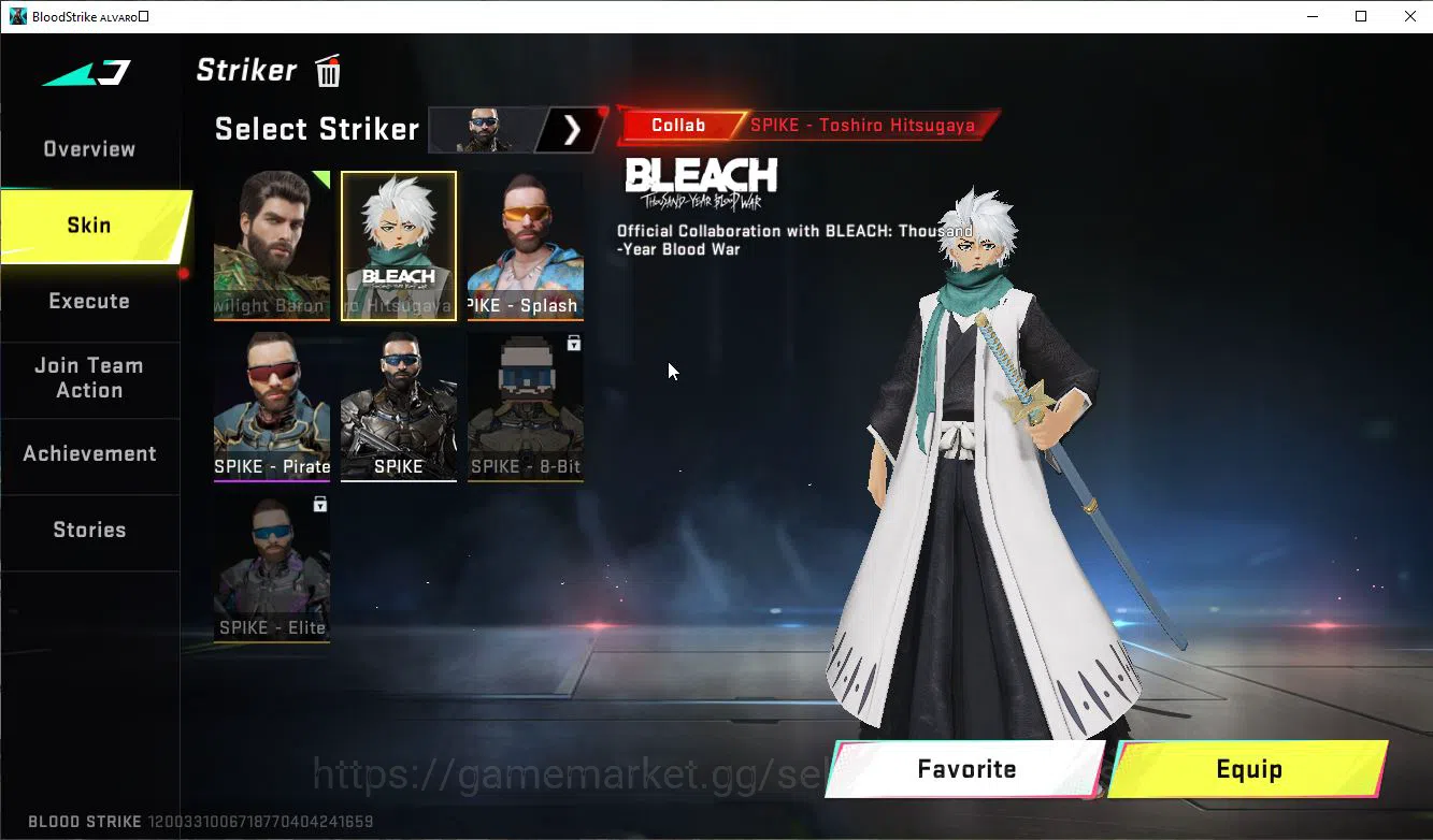 Blood Strike Accounts ASIA|3 MELE Shuriken,AXE,Zenpakuto,Collab 7DS[M700 image 2