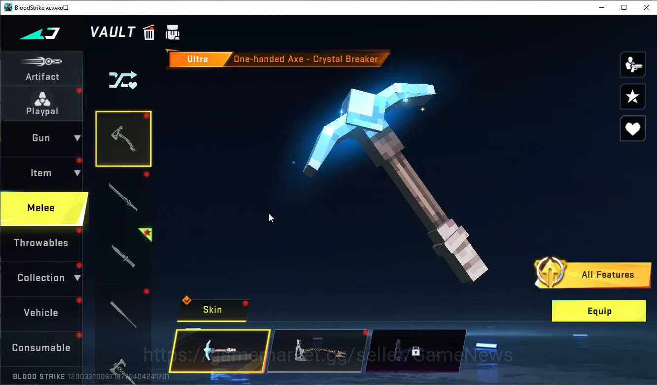 Blood Strike Accounts ASIA|3 MELE Shuriken,AXE,Zenpakuto,Collab 7DS[M700 image 5