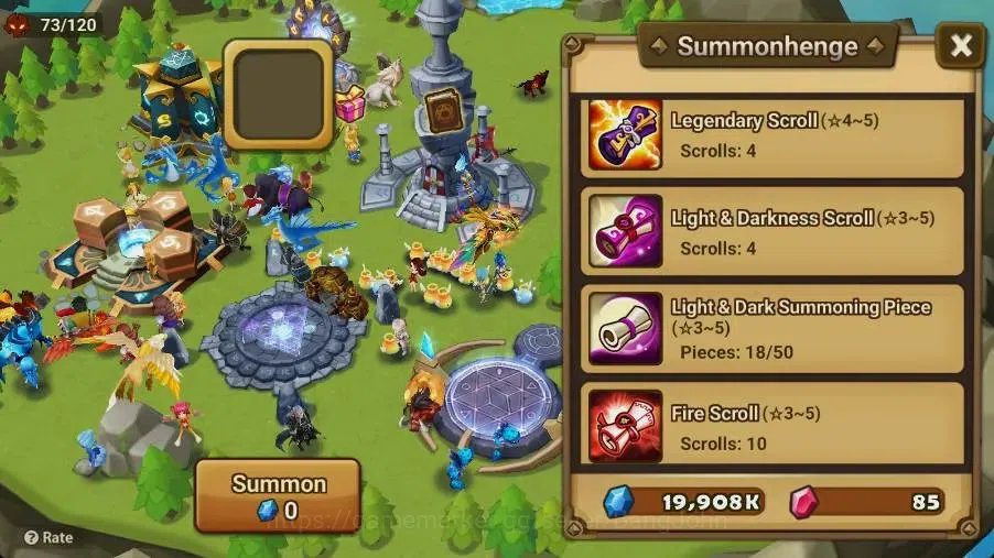 Summoners War: Sky Arena Accounts Starter GLOBAL | NB 5 TESHAR,Starter Gacha 115 12Y+160 11Y Scrool, 3 Legendary All 4