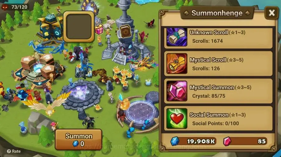 Summoners War: Sky Arena Accounts Starter GLOBAL | NB 5 TESHAR,Starter Gacha 115 12Y+160 11Y Scrool, 3 Legendary All 5