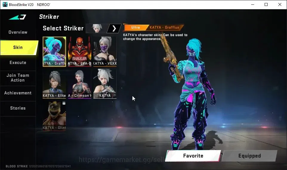 Blood Strike Accounts ASIA|5 ETERNAL[UMP45 Lv2,QBZ95 Lv2,Uzi Lv2,Vector image 13